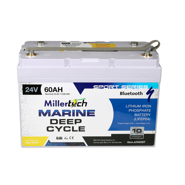 24V 60AH Sport Series Lithium Battery w/ Bluetooth - Lithium Battery