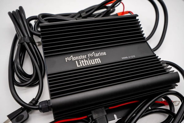 3 Bank Lithium & AGM Marine Waterproof Battery Charger - Battery Chargers