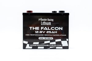12.8V 25AH - ’THE FALCON’ - MONSTER RACING LITHIUM