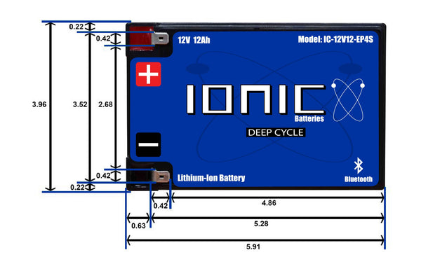 12 Volt 20Ah Deep Cycle Lithium Battery