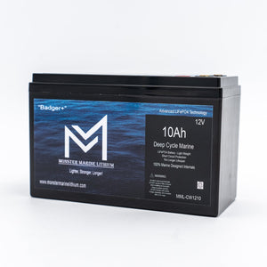 12v 10Ah Monster Marine Lithium Deep Cycle - 12V Batteries