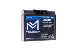 12v 20Ah Deep Cycle Lithium Marine Battery ’MANTIS’ - 12V Batteries