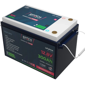 12V 300Ah Heated & Bluetooth LiFePO4 Battery - Deep Cycle Lithium Battery