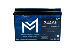 12v 344Ah Lithium Deep cycle MML-12344B Bluetooth - 12V Batteries