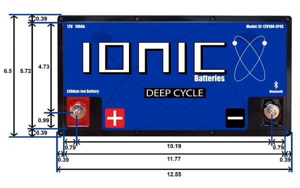 12v/36v-125/125 Ionic Battery Super Power Special