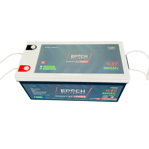 12V 460Ah Essential Series - Bluetooth & Heated LiFePO4 Battery - Lithium Battery