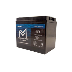 12v 50Ah Deep Cycle Lithium Marine Battery ’Hyena’ - MML-CW1250 - 12V Batteries