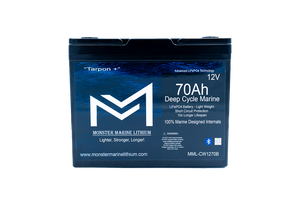 12v 70Ah Deep Cycle Lithium Marine Battery ’Tarpon’ Bluetooth - 12V Batteries