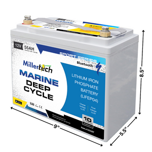 12V55AH Sport Series Lithium Battery with Bluetooth