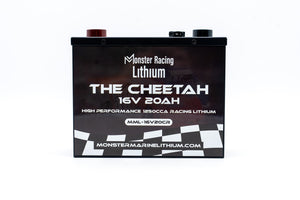 16V 20AH - ’THE CHEETAH’ - MONSTER RACING LITHIUM