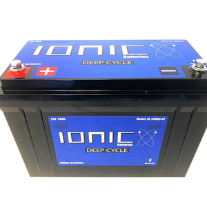 24 VOLT 50AH Ionic Lithium Battery