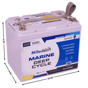 24V 50AH Sport Series Lithium Battery w/ Bluetooth (Copy) - Lithium Battery