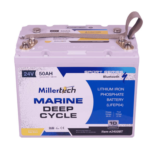 24V 50AH Sport Series Lithium Battery w/ Bluetooth (Copy) - Lithium Battery