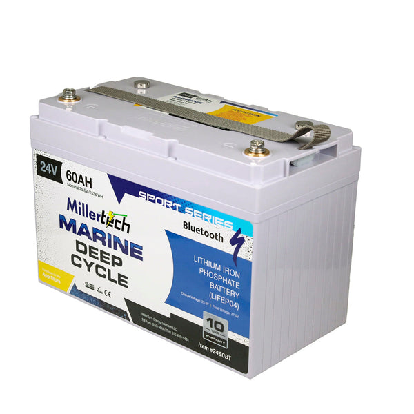 24V 60AH Sport Series Lithium Battery w/ Bluetooth - Lithium Battery
