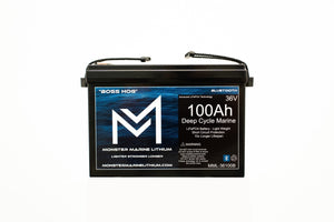 36V 100AH Bluetooth Deep Cycle Lithium Marine Trolling Battery MML-36100B “Boss Hog” - 36V Battery