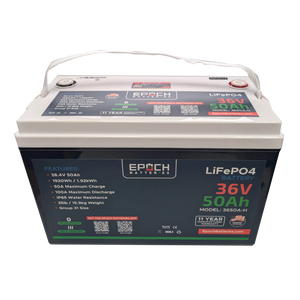 36V 50Ah - Group 31 - Bluetooth Heating IP54 Waterproof - Deep Cycle Lithium Battery
