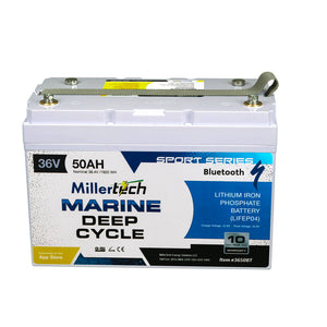 36V 50AH Marine Trolling Battery - Lithium Battery