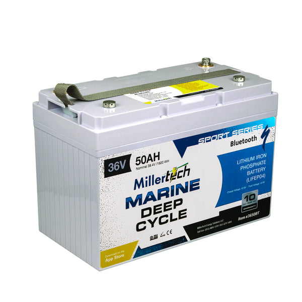 36V 50AH Marine Trolling Battery - Lithium Battery