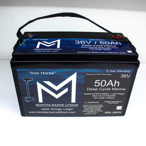 36V 50Ah Trolling Battery Bluetooth