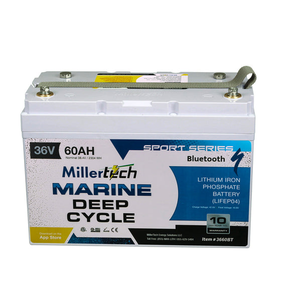 36V 60AH Marine Trolling Battery - Lithium Battery