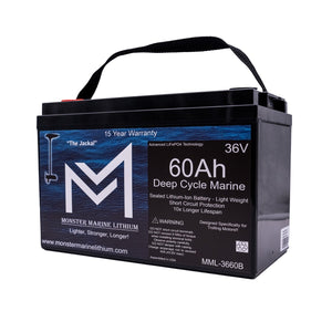 36V 60Ah Trolling Battery Bluetooth MML-3660B - 36V Battery