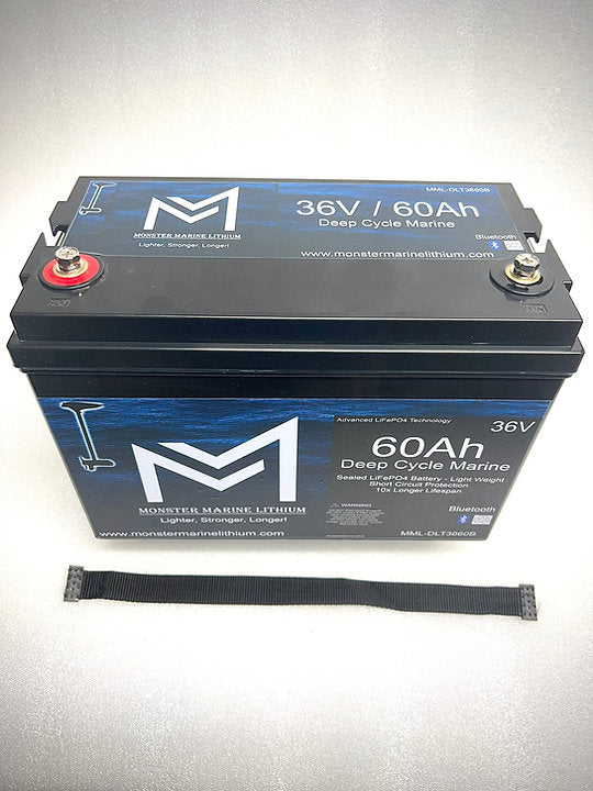 36V 65Ah Bluetooth Lithium Trolling Battery