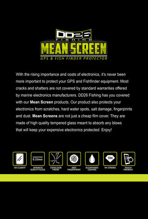 40% OFF! DD26 Fishing Mean Screen Anti Glare tempered glass that fits the Humminbird Helix 9 Gen 3 & 4 and Helix 8 all