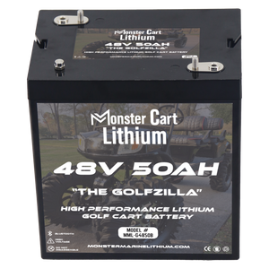 48V 50AH - ’THE GOLFZILLA’ - BLUETOOTH HIGH PERFORMANCE LITHIUM GOLF CART BATTERY - GC2 GROUP