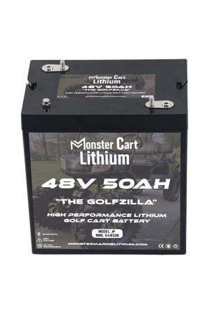 48V 50AH - ’THE GOLFZILLA’ - BLUETOOTH HIGH PERFORMANCE LITHIUM GOLF CART BATTERY - GC2 GROUP