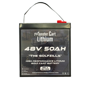 48V 50AH - ’THE GOLFZILLA’ - BLUETOOTH HIGH PERFORMANCE LITHIUM GOLF CART BATTERY - GC2 GROUP
