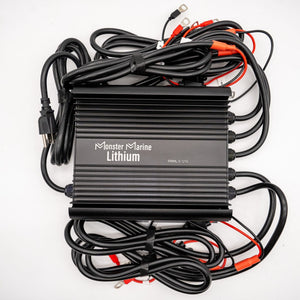 5 Bank Lithium/Lead/AGM Marine Waterproof Battery Charger - Chargers