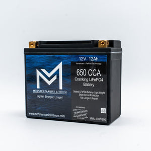 650CCA 12V 12AH Cranking Lithium Battery