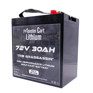 72V 30AH - ’THE GRASSASSIN’ - BLUETOOTH HIGH PERFORMANCE LITHIUM GOLF CART BATTERY - GC2 GROUP