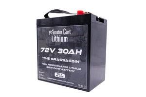 72V 30AH - ’THE GRASSASSIN’ - BLUETOOTH HIGH PERFORMANCE LITHIUM GOLF CART BATTERY - GC2 GROUP