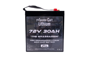 72V 30AH - ’THE GRASSASSIN’ - BLUETOOTH HIGH PERFORMANCE LITHIUM GOLF CART BATTERY - GC2 GROUP