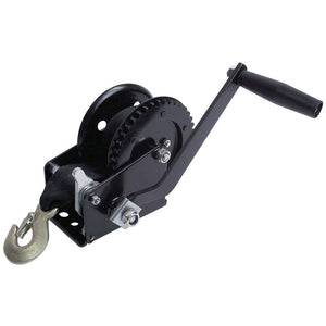 Attwood 1200 lb Single Drive Winch - 2’’ x 20 Nylon Strap [11149-4] - Trailer Winches