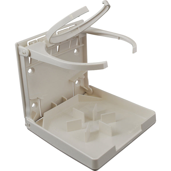 Attwood Fold-Up Drink Holder - Dual Ring - White [2449-7] - Deck / Galley