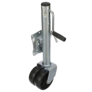 Attwood Fold-Up Trailer Jack - 1500 lb Capacity - Dual Wheel [11126-4] - Jacks & Dollies