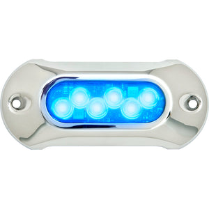 Attwood Light Armor Underwater LED Light - 6 LEDs - Blue [65UW06B-7] - Underwater Lighting