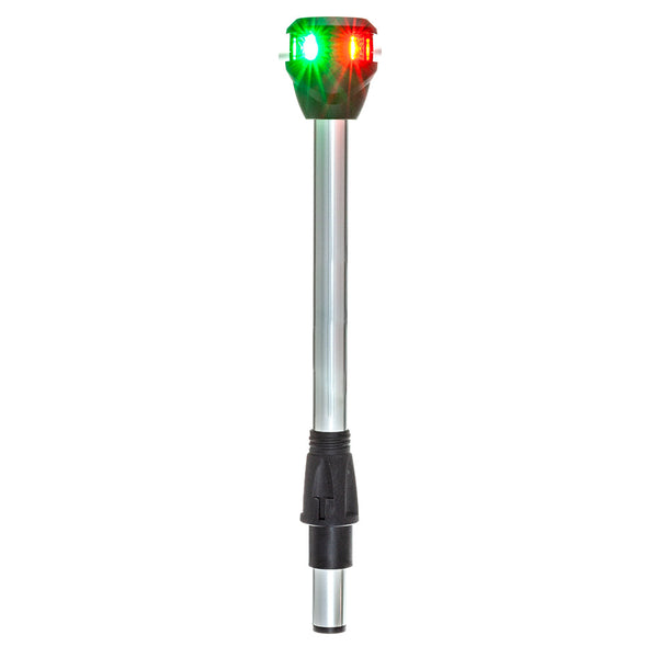 Attwood LightArmor Bi-Color Navigation Pole Light w/Task Light - Straight - 10’’ [NV6LC2-10-7] - Navigation Lights