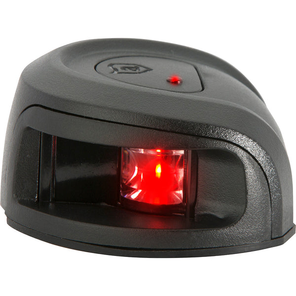 Attwood LightArmor Deck Mount Navigation Light - Black Composite - Port (red) - 2NM [NV2012PBR-7] - Navigation Lights