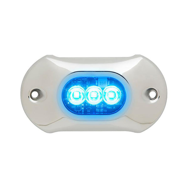 Attwood LightArmor HPX Underwater Light - 3 LED Blue [66UW03B-7] - Underwater Lighting