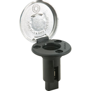 Attwood LightArmor Plug-In Base - 3 Pin - Stainless Steel - Round [910R3PSB-7] - Accessories