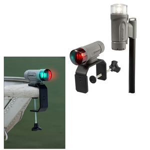 Attwood PaddleSport Portable Navigation Light Kit - C-Clamp Screw Down or Adhesive Pad - Gray [14194-7] - Navigation