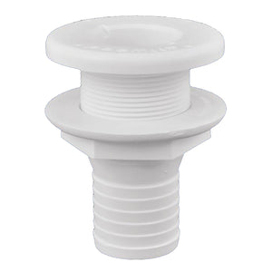 Attwood Plastic Thru-Hull Fitting - 1-1/2’’ - White [3875-3] - Thru-Hull Fittings