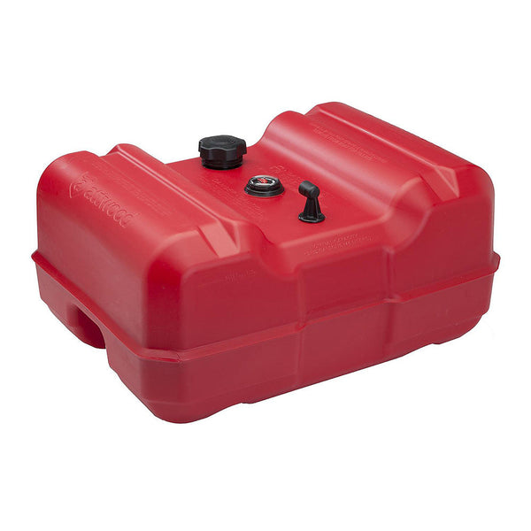 Attwood Portable Low Profile Fuel Tank - 12 Gallon w/Gauge [8812LLPG2] - Fuel Systems