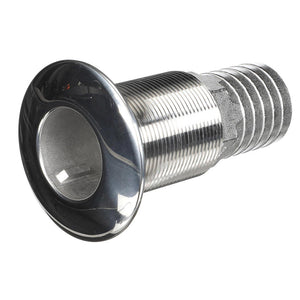 Attwood Stainless Steel Thru-Hull Standard Straight Barbed - 1-1/2’’ Inner Diameter [66551-3] - Thru-Hull Fittings