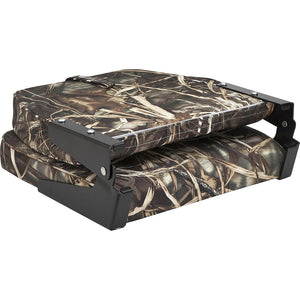 Attwood Swivl-Eze Low Back Padded Flip Seat - Camo [98395CAMO] - Seating