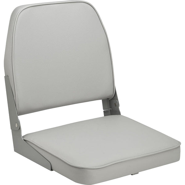 Attwood Swivl-Eze Low Back Padded Flip Seat - Grey [98395GY] - Seating