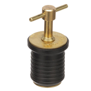 Attwood T-Handle Brass Drain Plug - 1’’ Diameter [7526A7] - Fittings